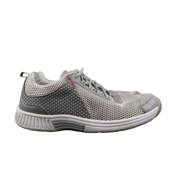 OrthoFeet Shoes Mens 12 Athletic Sneaker Edgewater Casual Trainer Comfort Grey - Picture 1 of 12
